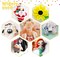 736pcs Sew in Eyes and Noses Doll Eyeballs 3mm to 12mm Plastic Black Craft Eyes for Amigurumis Sewing Crafts Crochet Stuffed Animals Doll Making